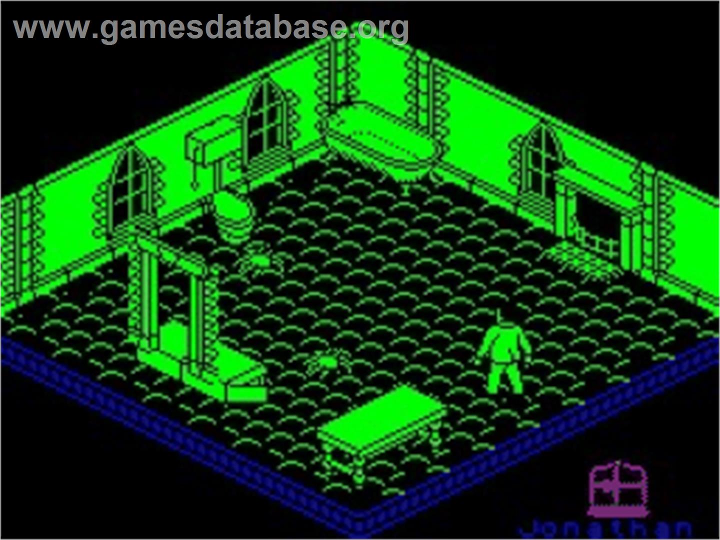 Nosferatu The Vampyre - Sinclair ZX Spectrum - Artwork - In Game