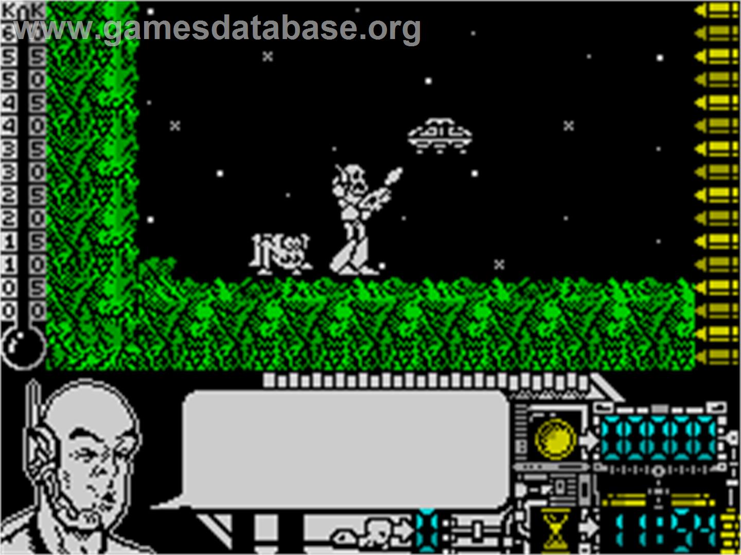 Oberon 69 - Sinclair ZX Spectrum - Artwork - In Game