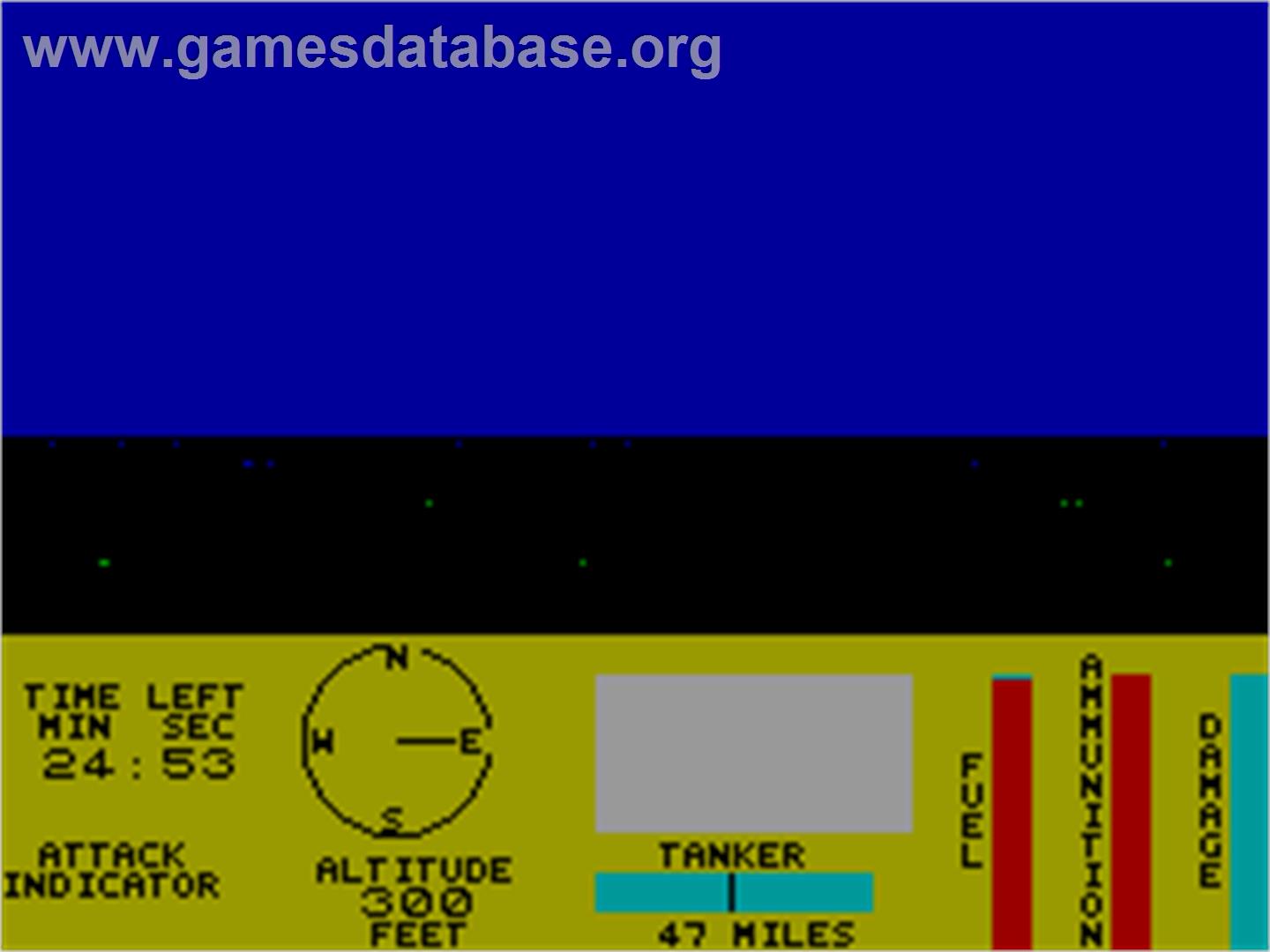 Omega Run - Sinclair ZX Spectrum - Artwork - In Game