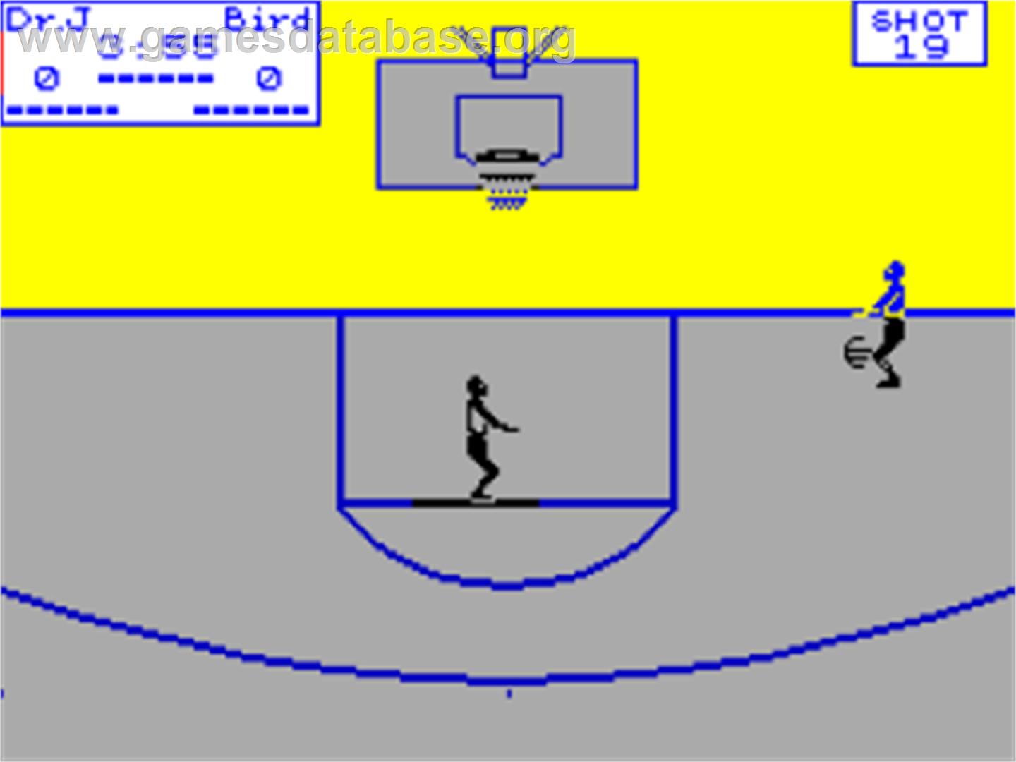 One-on-One - Sinclair ZX Spectrum - Artwork - In Game