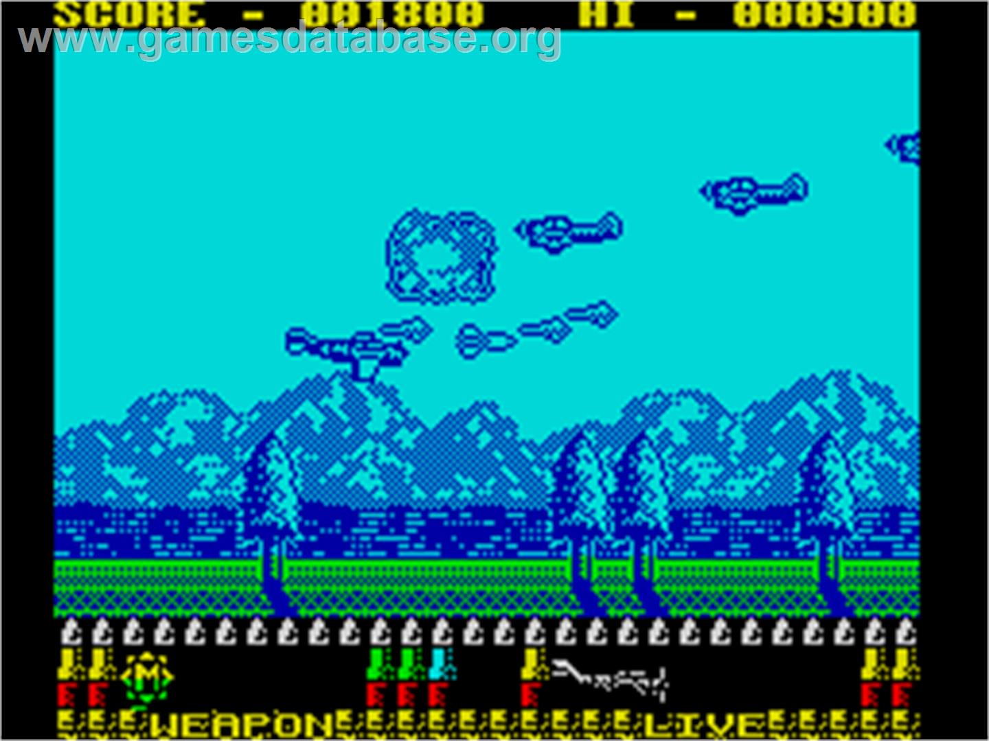 P-47 Thunderbolt: The Freedom Fighter - Sinclair ZX Spectrum - Artwork - In Game