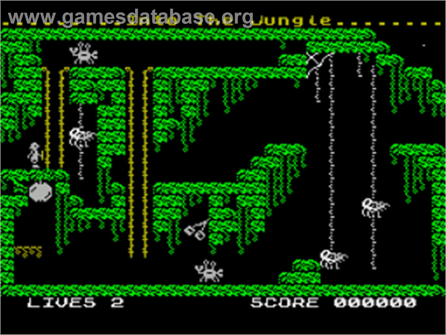 Page And The Curse Of The Pharaoh - Sinclair ZX Spectrum - Artwork - In Game
