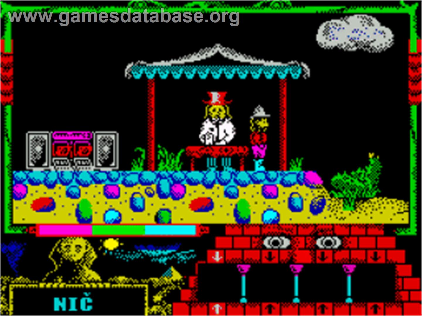 Pedro V Krajine Pyramid - Sinclair ZX Spectrum - Artwork - In Game