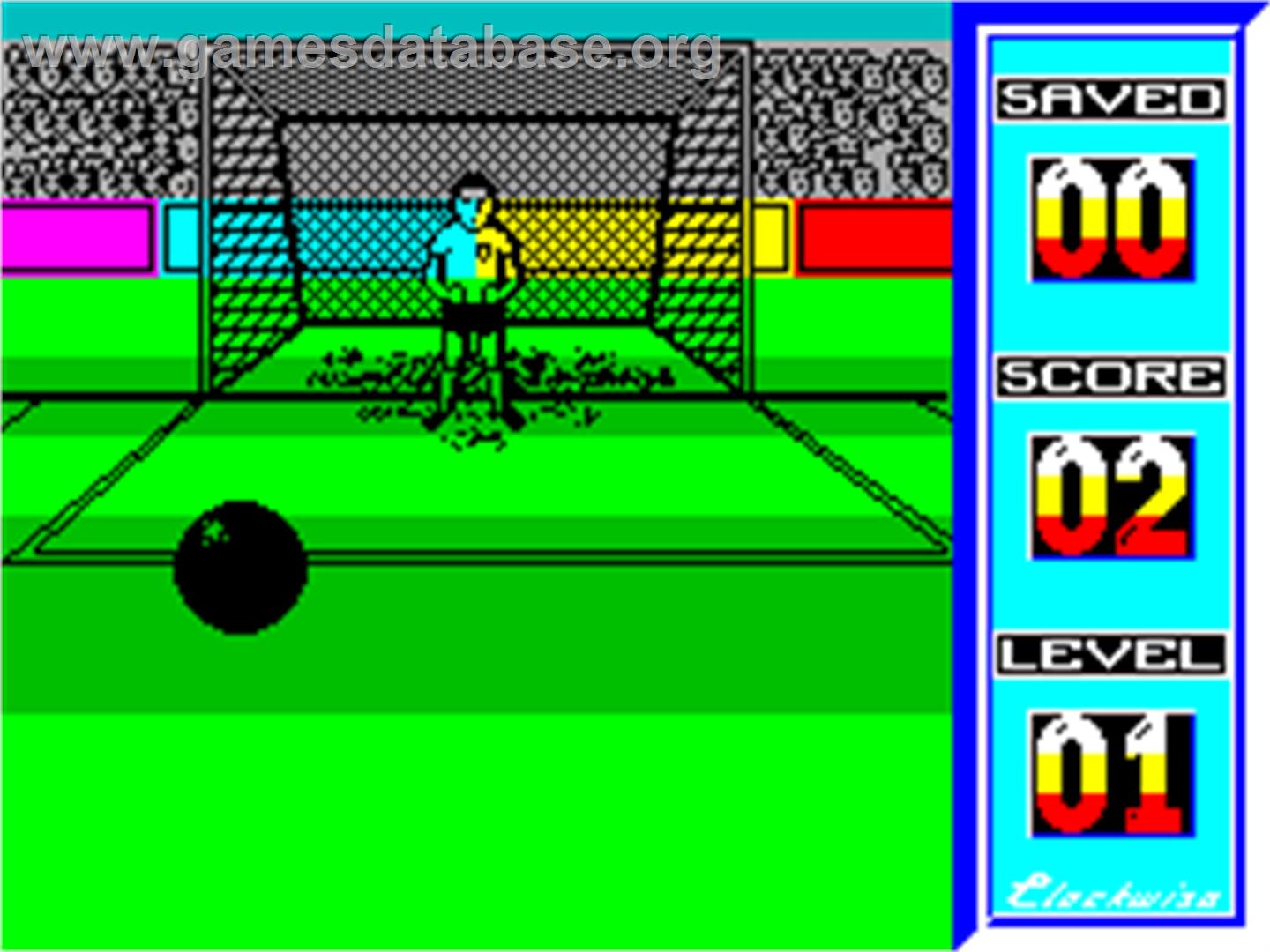 Penalty Soccer - Sinclair ZX Spectrum - Artwork - In Game