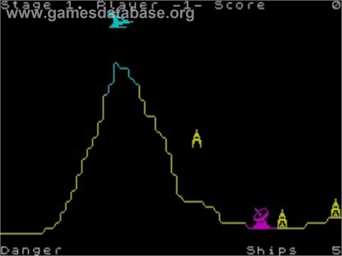 Penetrator - Sinclair ZX Spectrum - Artwork - In Game
