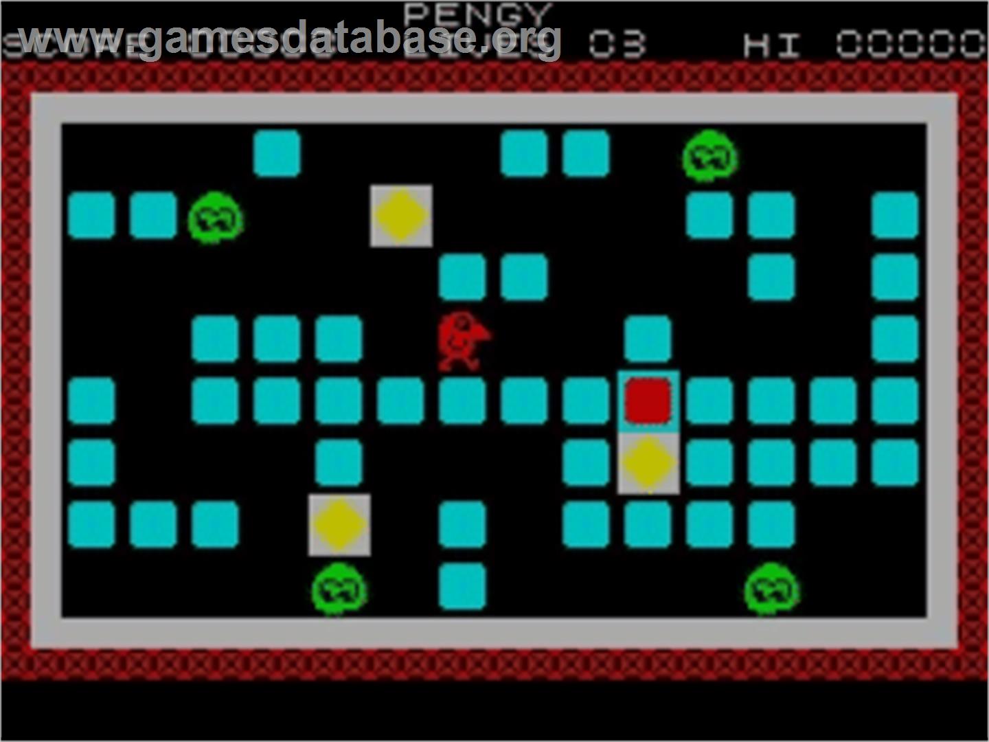 Pengy - Sinclair ZX Spectrum - Artwork - In Game