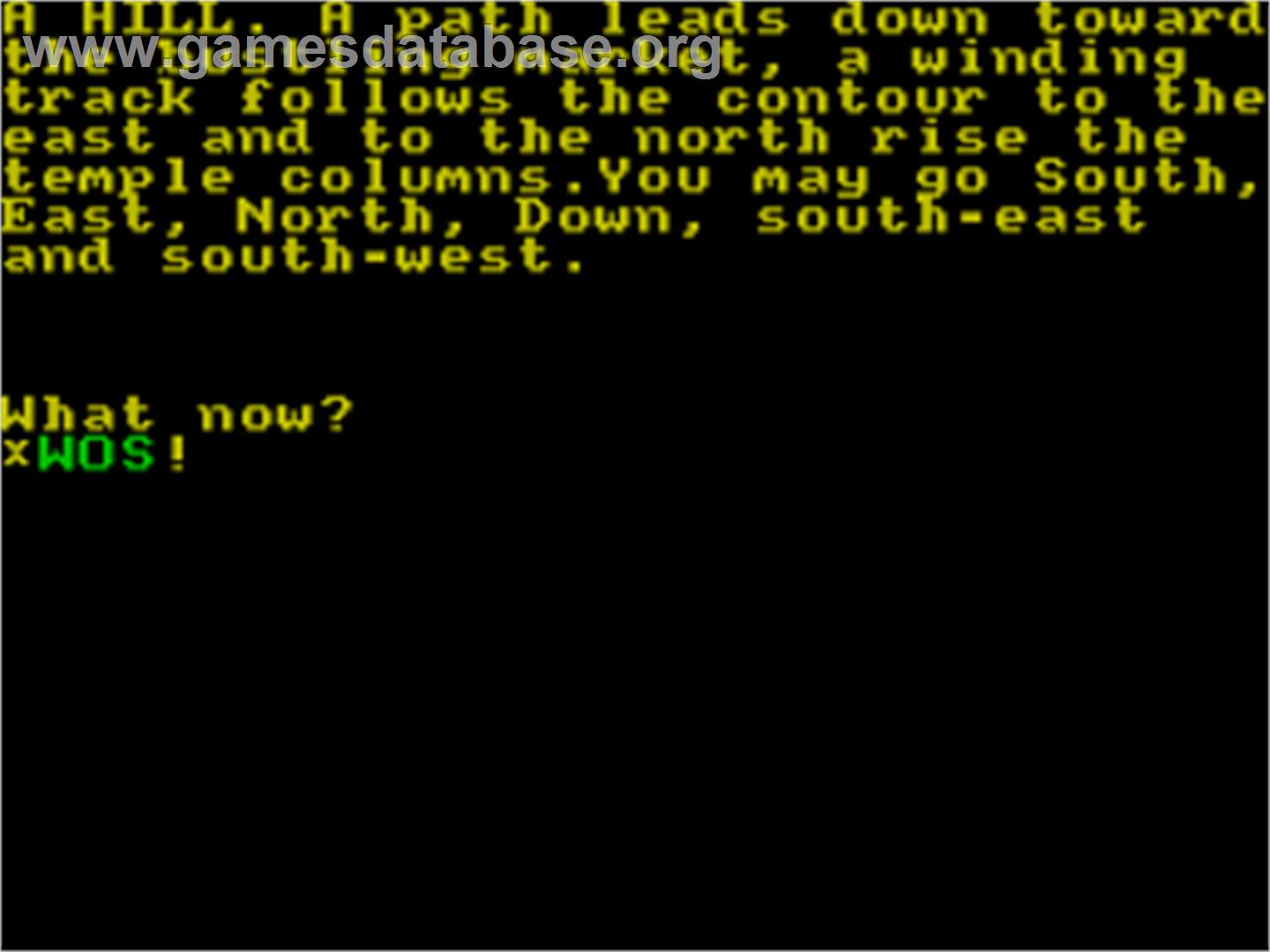 Perseus - Sinclair ZX Spectrum - Artwork - In Game