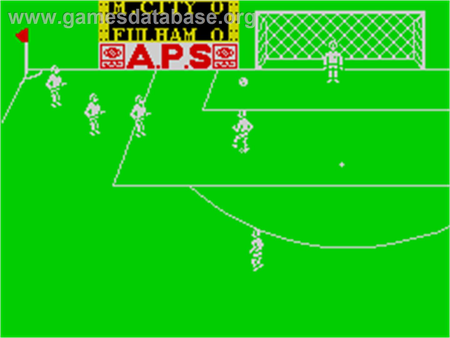 Peter Shilton's Handball Maradona! - Sinclair ZX Spectrum - Artwork - In Game