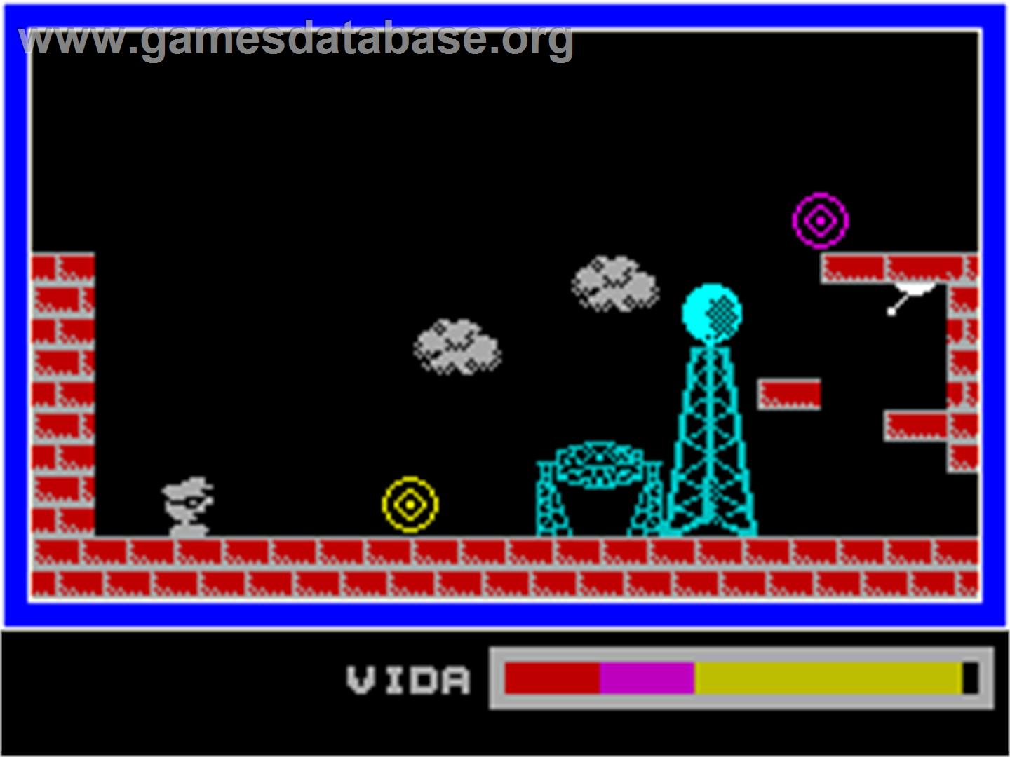 Phantomas - Sinclair ZX Spectrum - Artwork - In Game