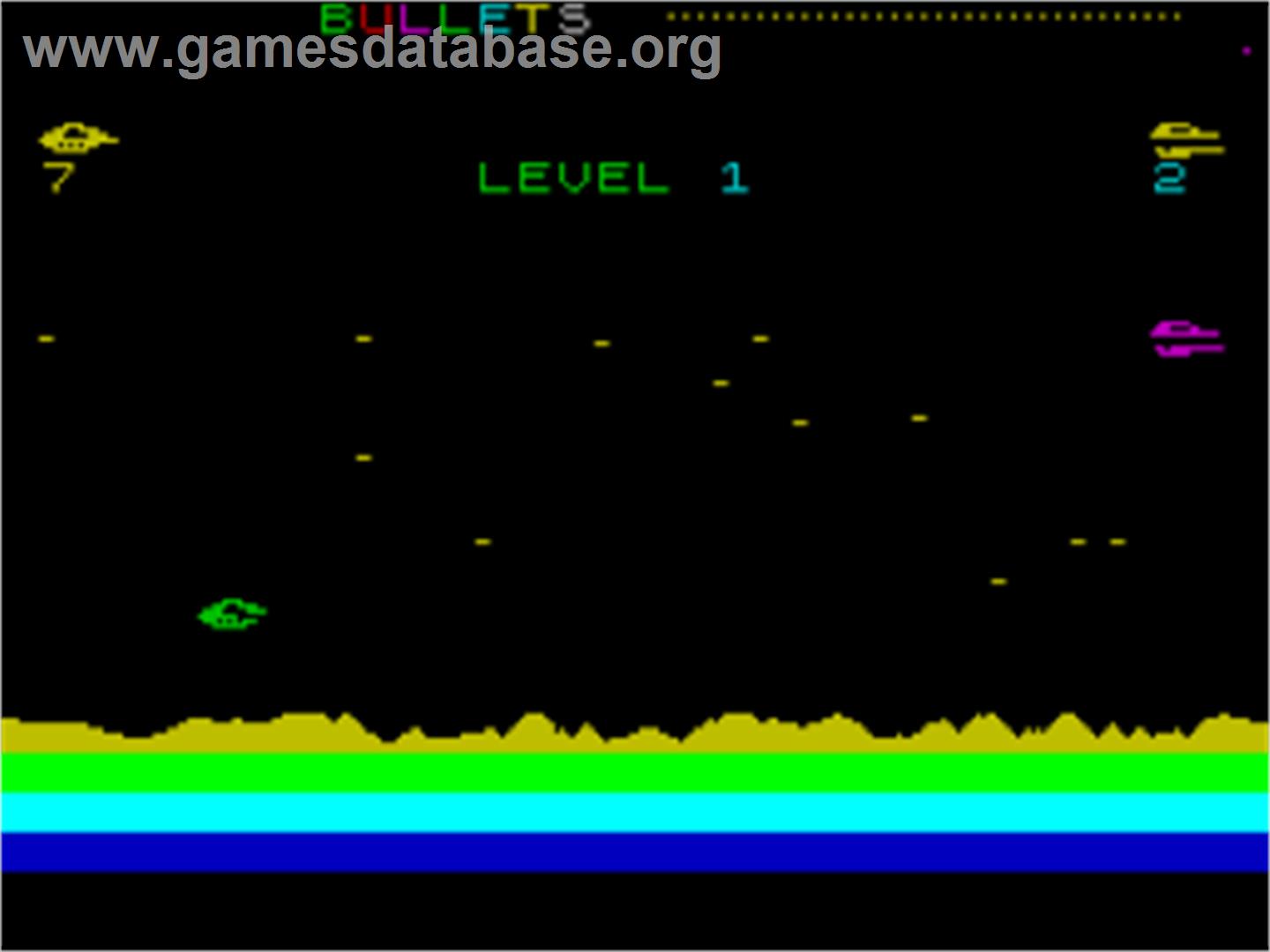 Phasorchase - Sinclair ZX Spectrum - Artwork - In Game