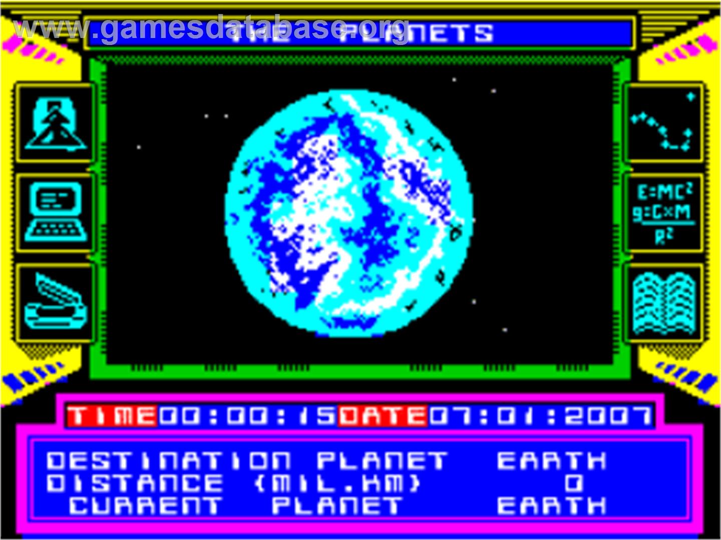 Planets - Sinclair ZX Spectrum - Artwork - In Game
