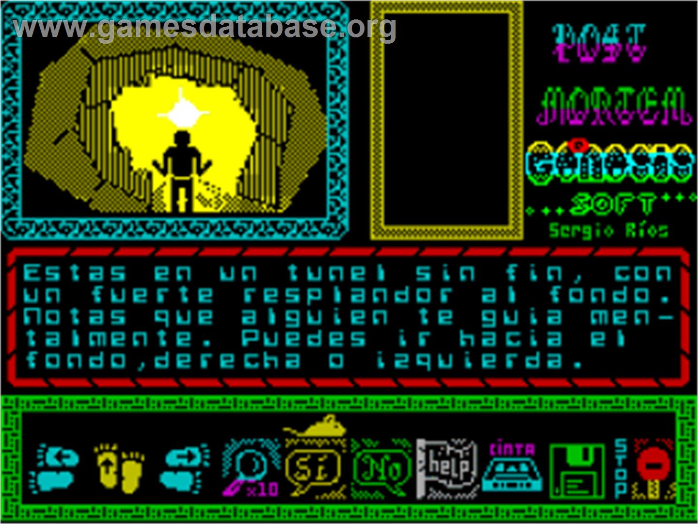 Post Mortem - Sinclair ZX Spectrum - Artwork - In Game