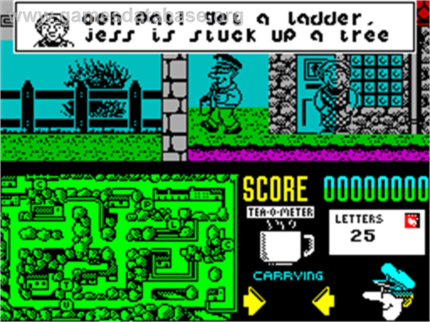 Postman Pat 2 - Sinclair ZX Spectrum - Artwork - In Game