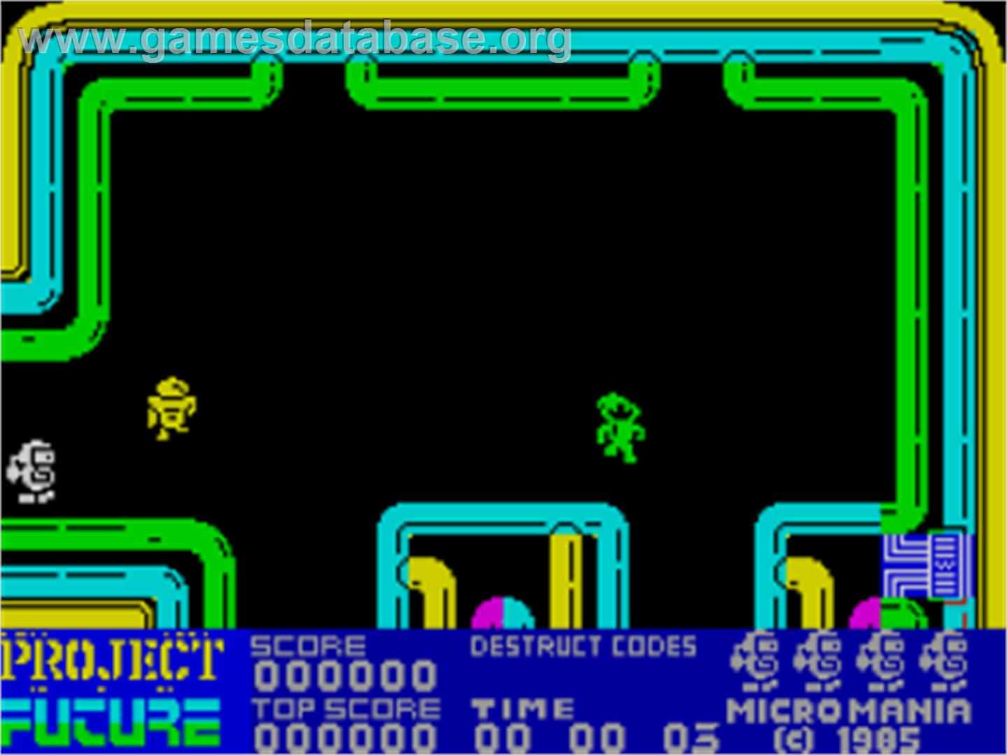 Project Future - Sinclair ZX Spectrum - Artwork - In Game