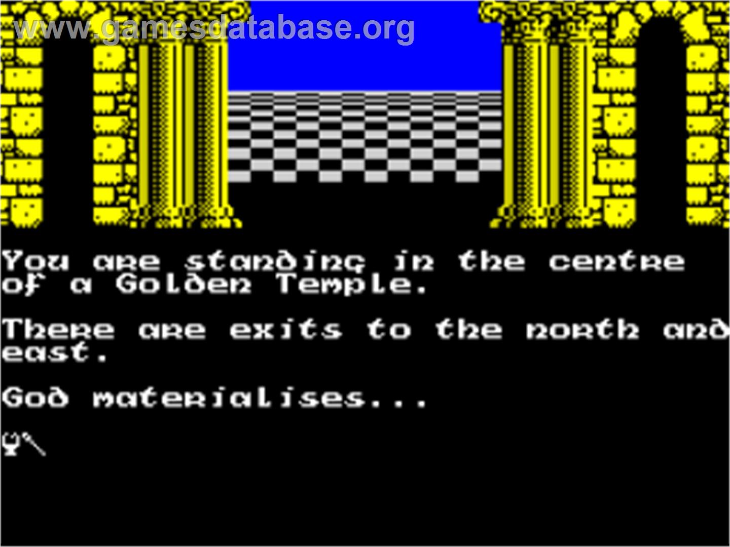 Quest For The Golden Eggcup, The - Sinclair ZX Spectrum - Artwork - In Game