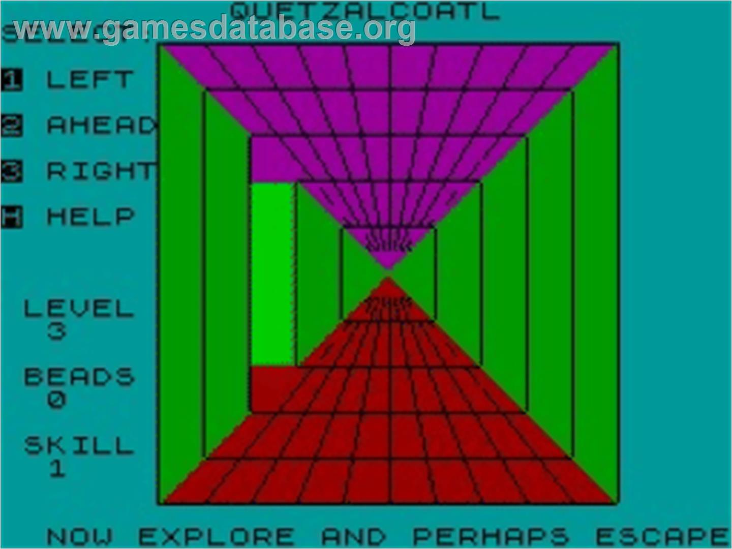 Quetzalcoatl - Sinclair ZX Spectrum - Artwork - In Game