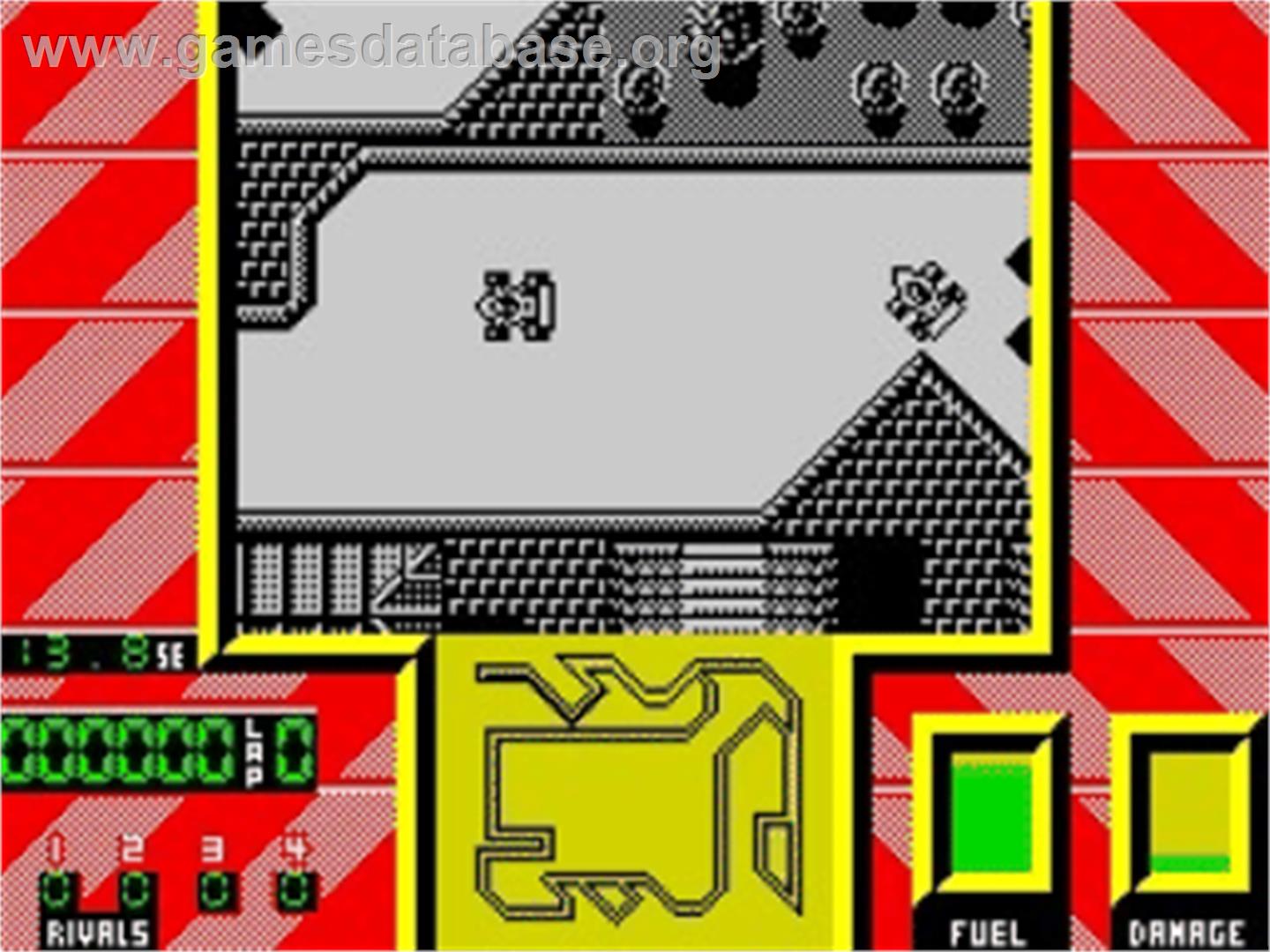 Rally Simulator - Sinclair ZX Spectrum - Artwork - In Game