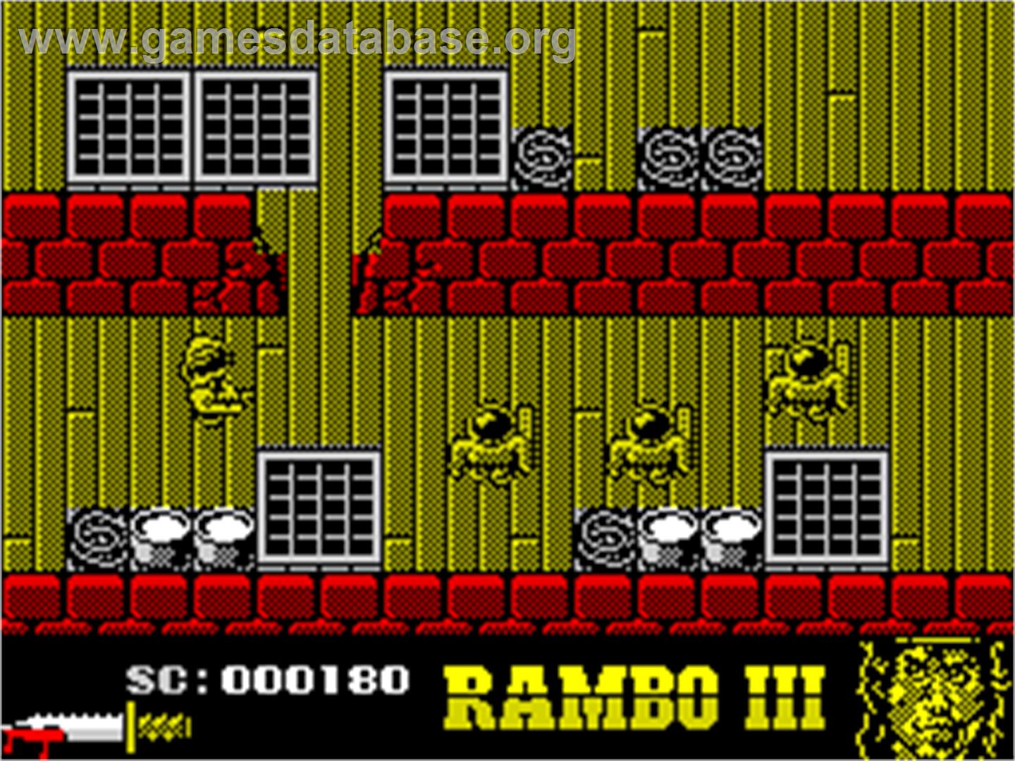 Rambo III - Sinclair ZX Spectrum - Artwork - In Game