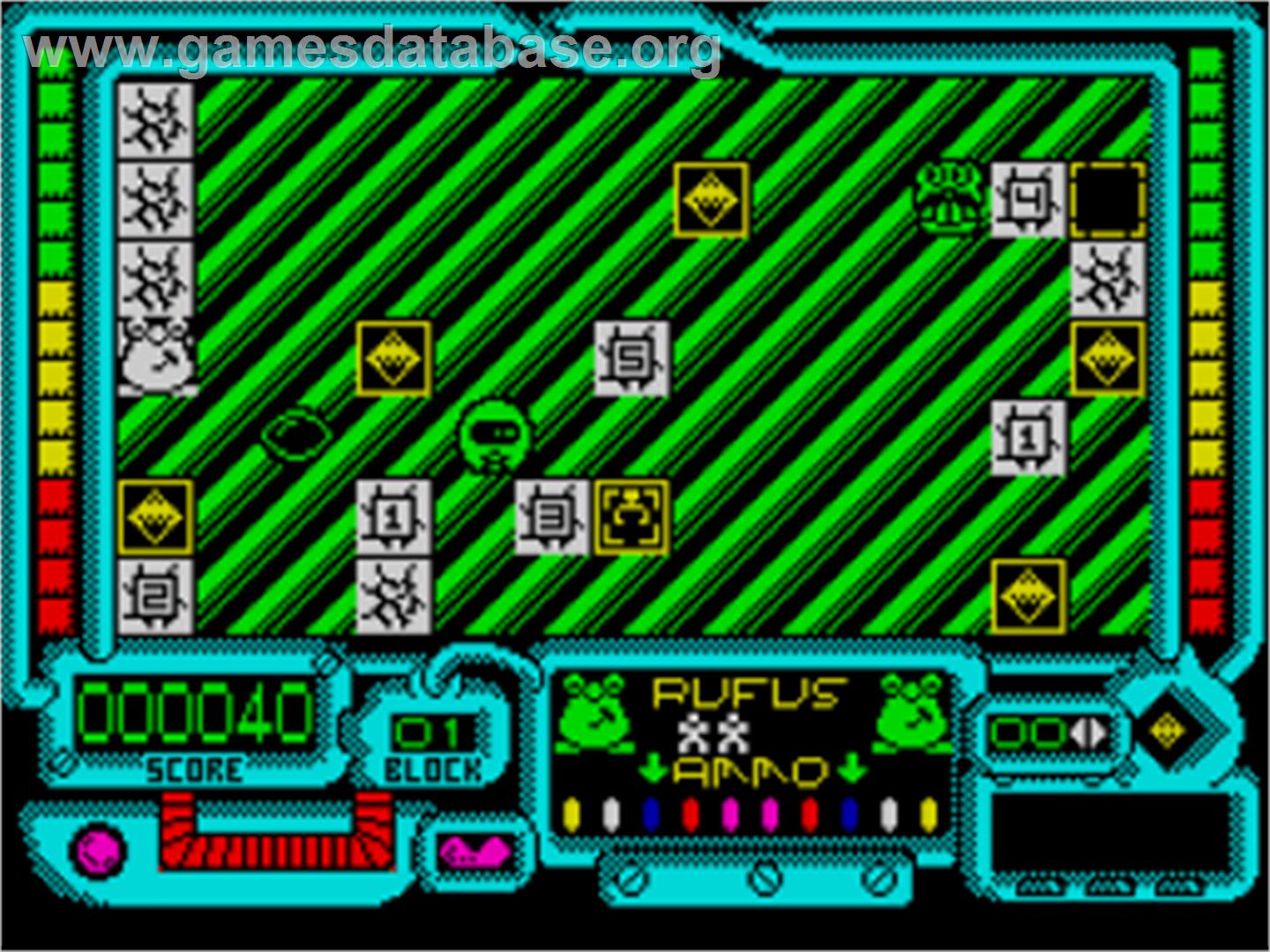 Reckless Rufus - Sinclair ZX Spectrum - Artwork - In Game
