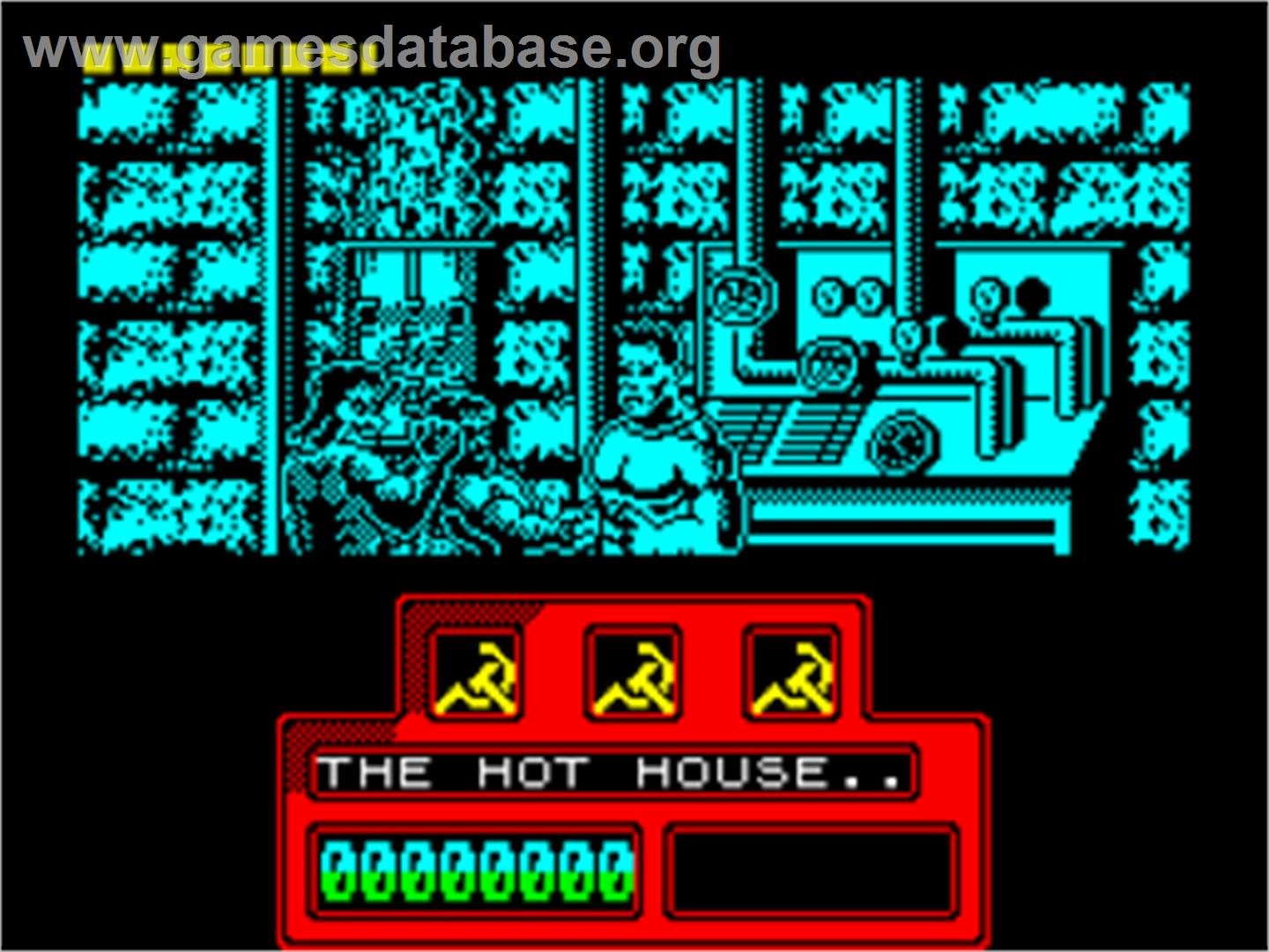 Red Heat - Sinclair ZX Spectrum - Artwork - In Game