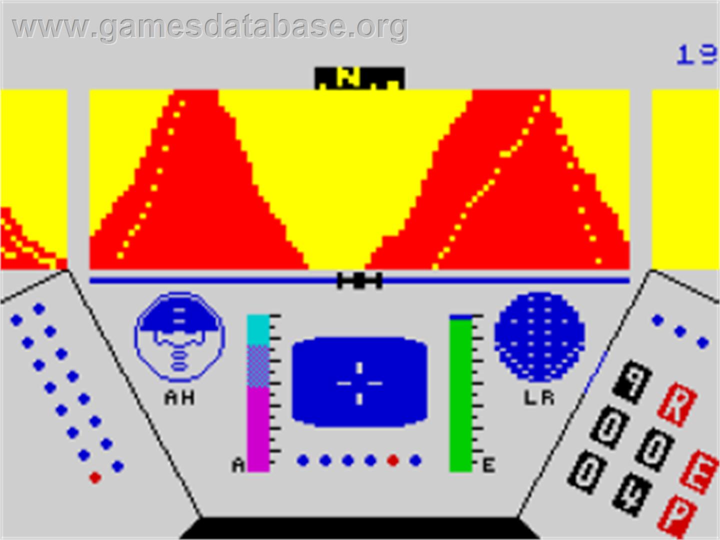 Rescue On Fractalus! - Sinclair ZX Spectrum - Artwork - In Game