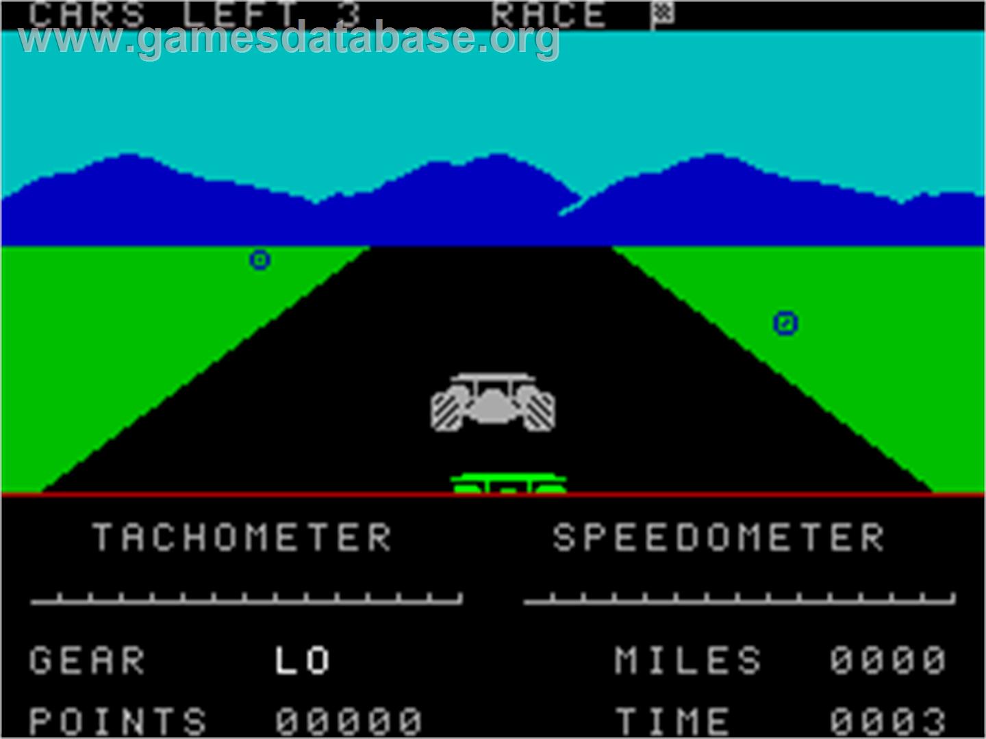 Road Raider - Sinclair ZX Spectrum - Artwork - In Game
