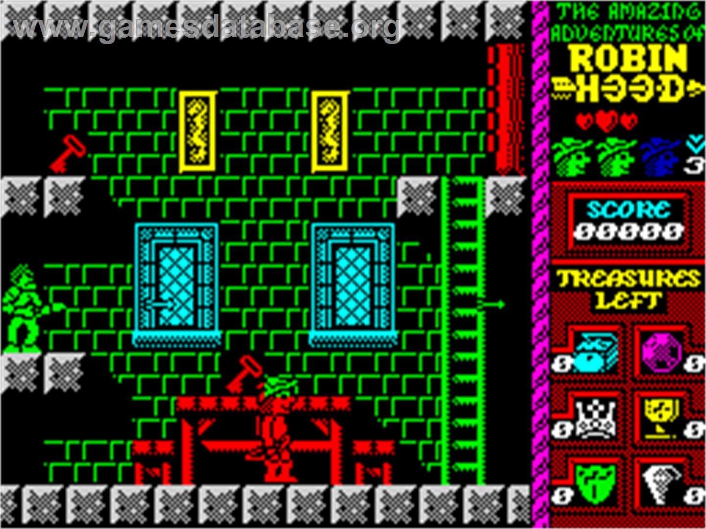 Robin Hood: Legend Quest - Sinclair ZX Spectrum - Artwork - In Game