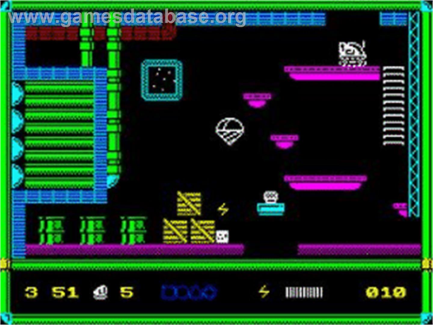 Robot 1 In... The Ship Of Doom - Sinclair ZX Spectrum - Artwork - In Game