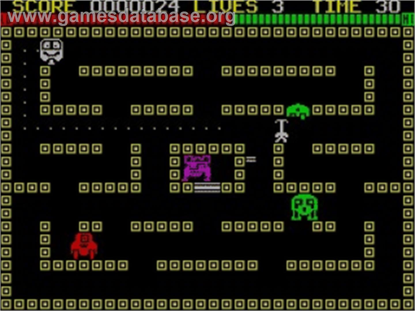 Robot Riot - Sinclair ZX Spectrum - Artwork - In Game