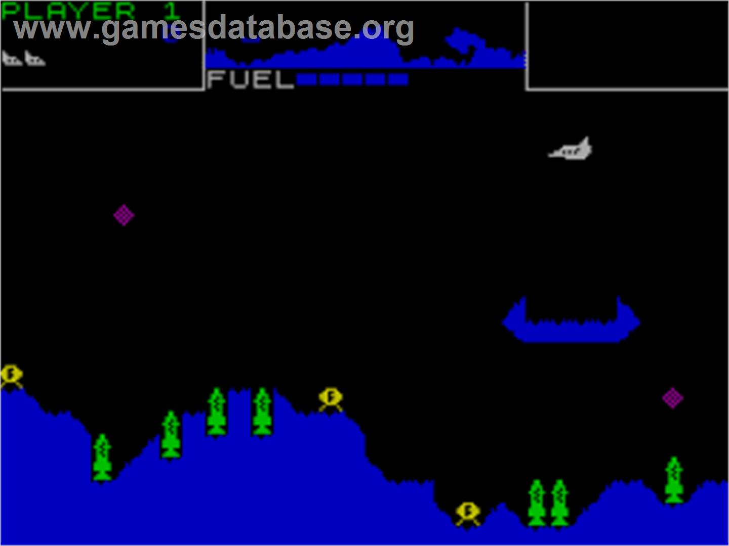Rocket Raider - Sinclair ZX Spectrum - Artwork - In Game