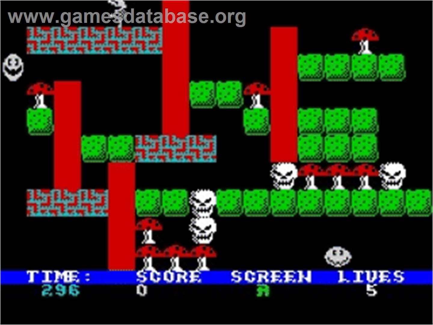 Rocman - Sinclair ZX Spectrum - Artwork - In Game