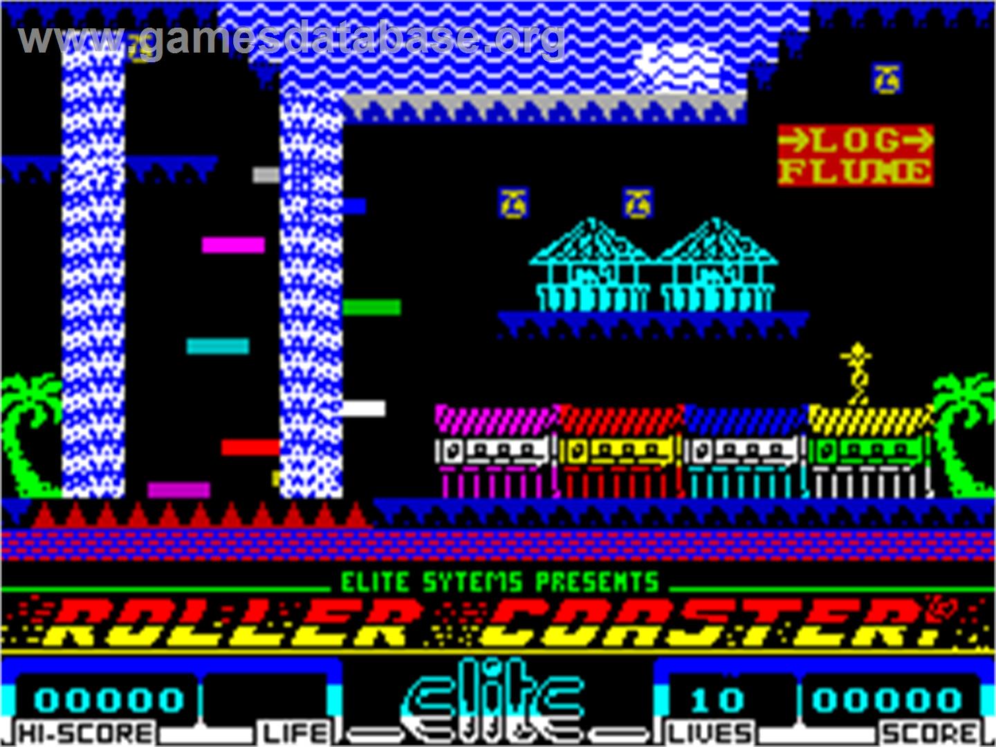 Roller Coaster - Sinclair ZX Spectrum - Artwork - In Game