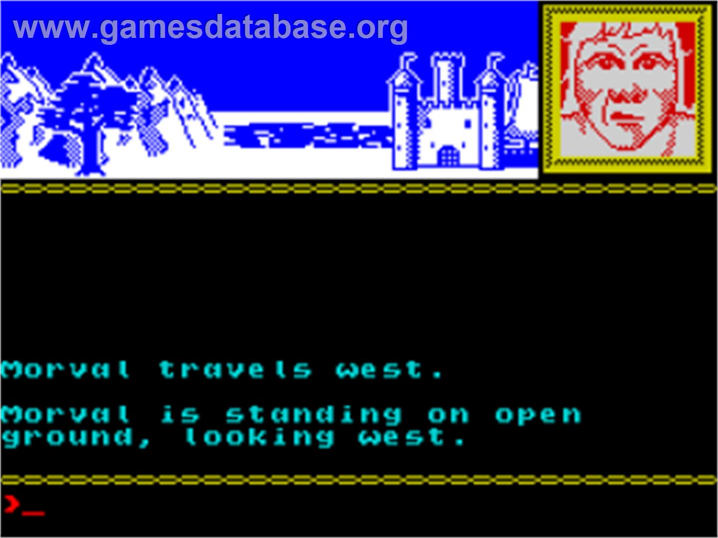 Runestone - Sinclair ZX Spectrum - Artwork - In Game