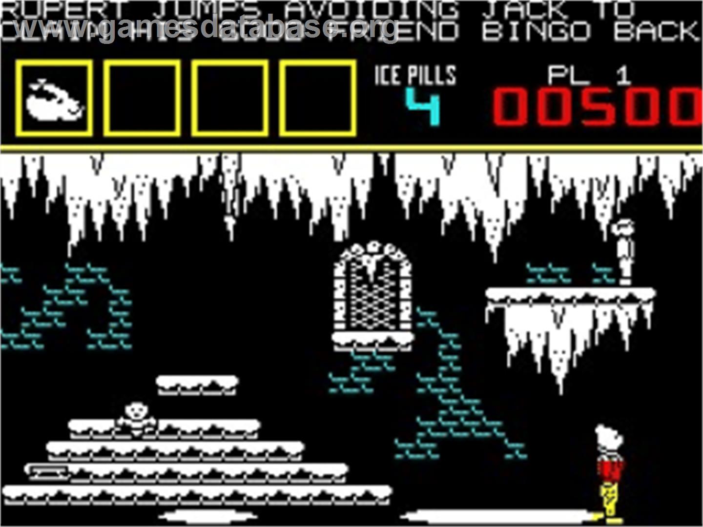 Rupert And The Ice Castle - Sinclair ZX Spectrum - Artwork - In Game