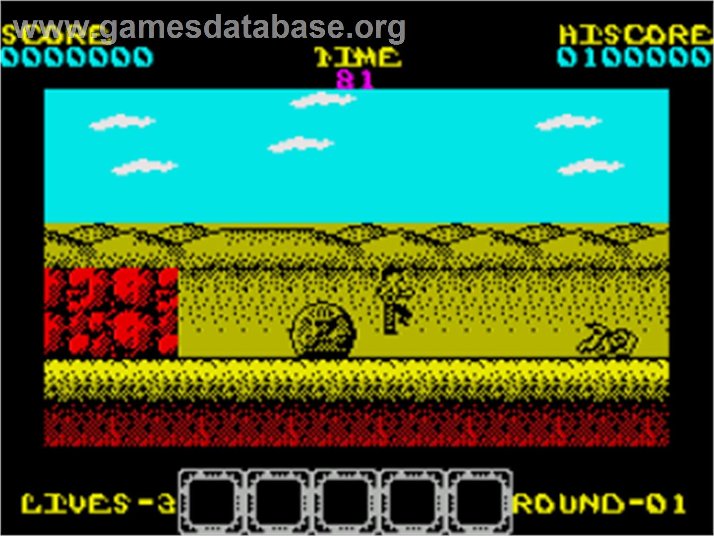 Rygar - Sinclair ZX Spectrum - Artwork - In Game