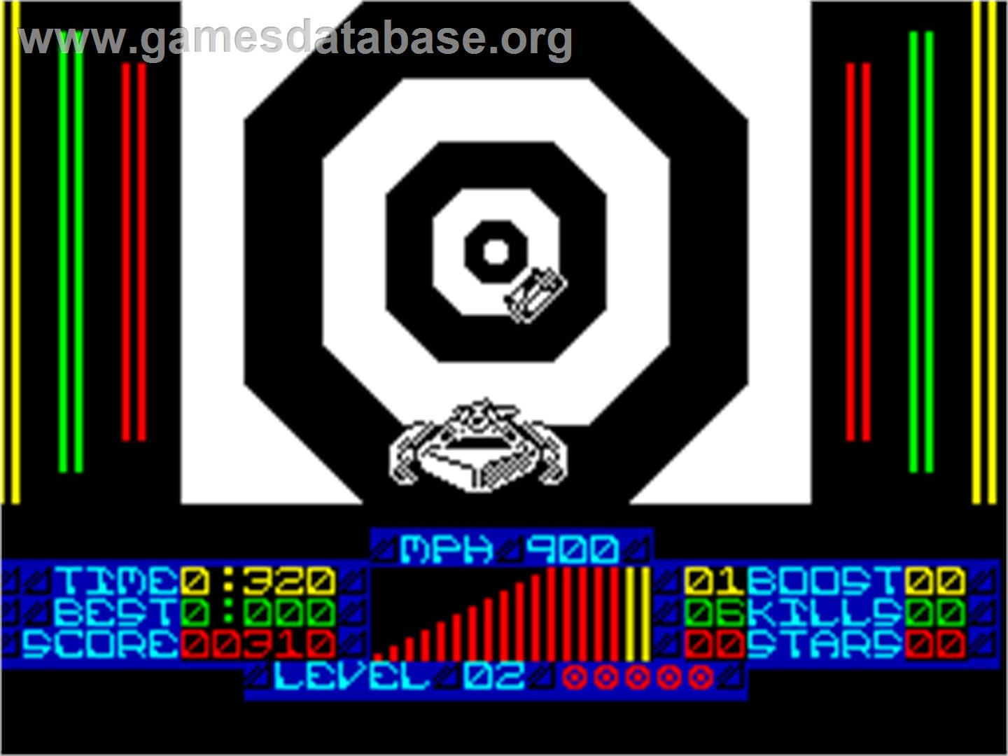 S.T.U.N. Runner - Sinclair ZX Spectrum - Artwork - In Game