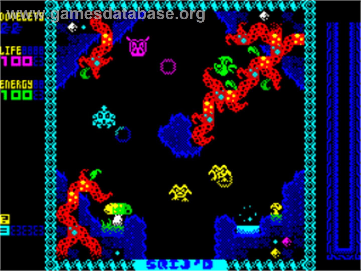 SQIJ'D - Sinclair ZX Spectrum - Artwork - In Game
