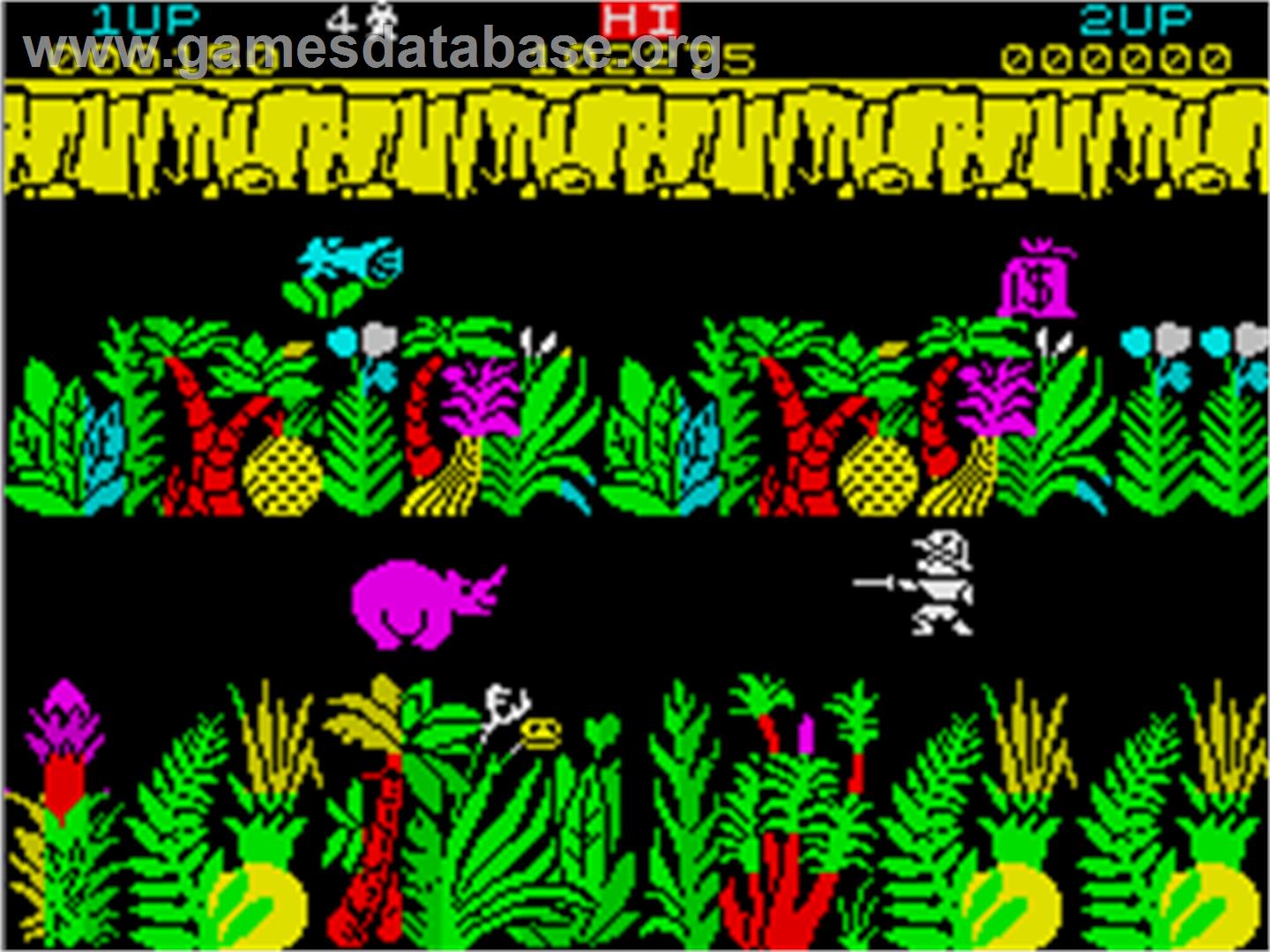 Sabre Wulf - Sinclair ZX Spectrum - Artwork - In Game
