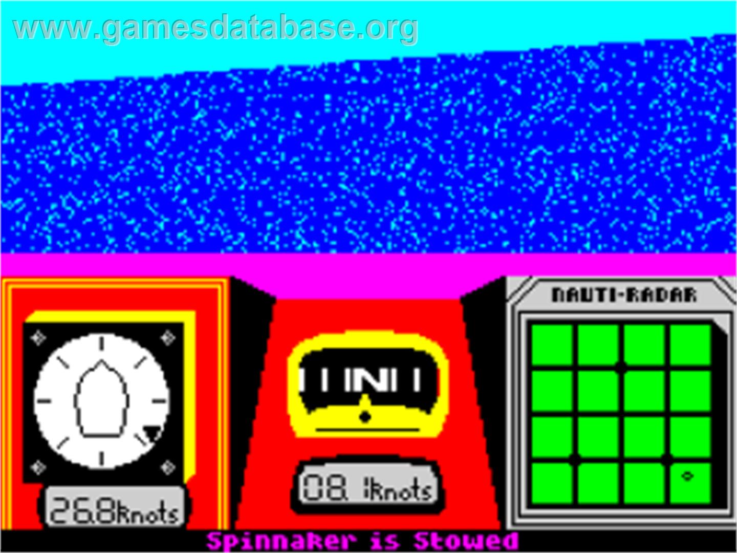 Sailing - Sinclair ZX Spectrum - Artwork - In Game