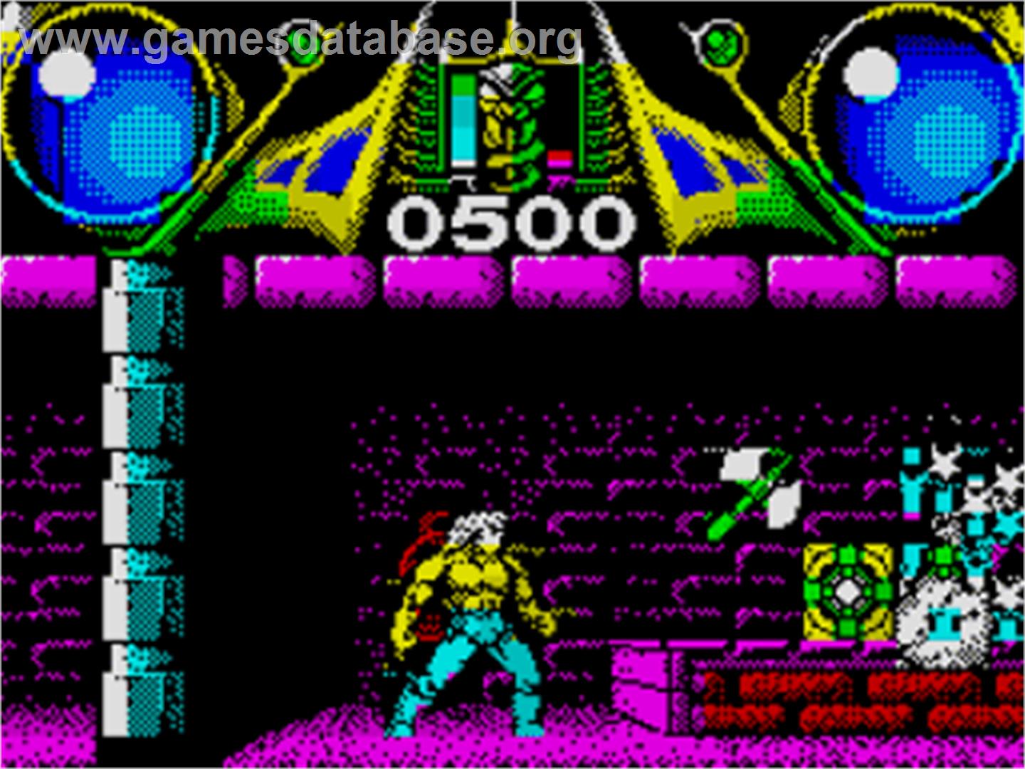 Savage - Sinclair ZX Spectrum - Artwork - In Game