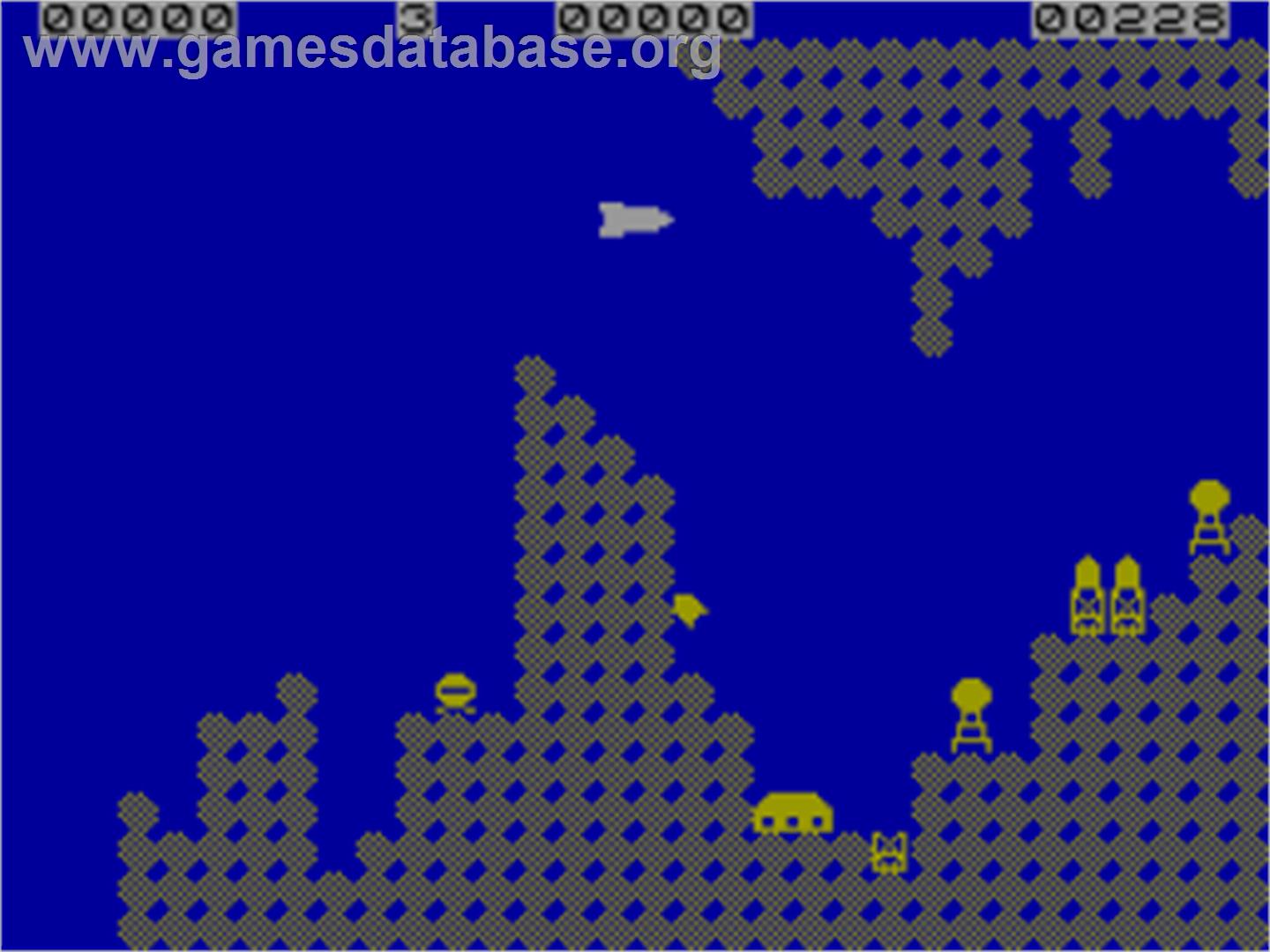 Scramble - Sinclair ZX Spectrum - Artwork - In Game