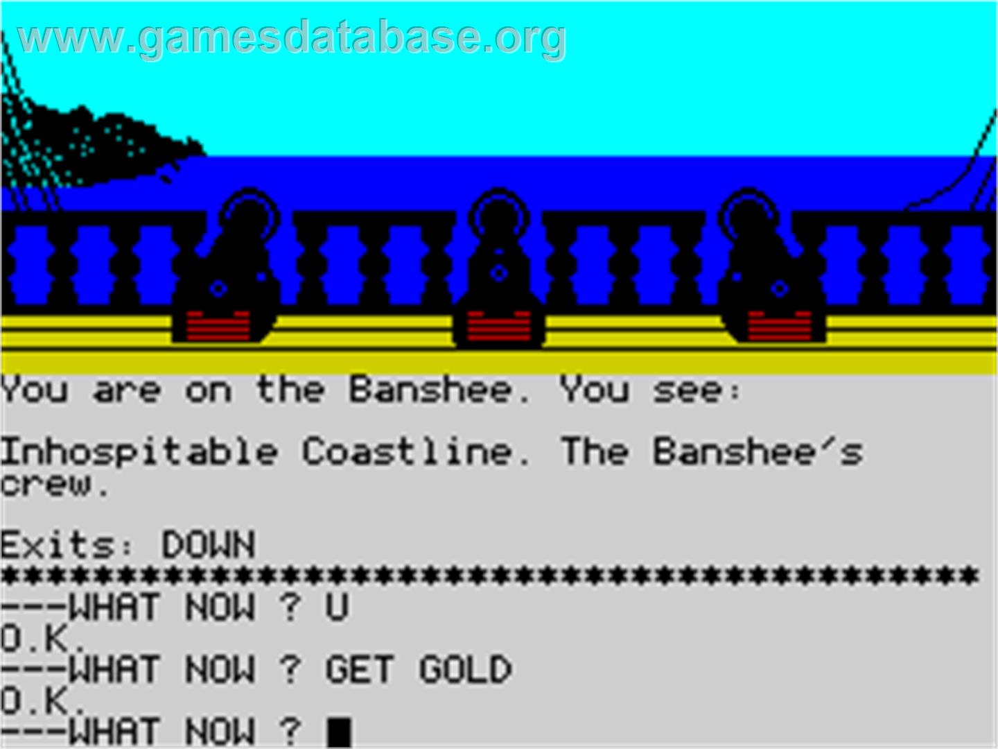 Seas of Blood - Sinclair ZX Spectrum - Artwork - In Game