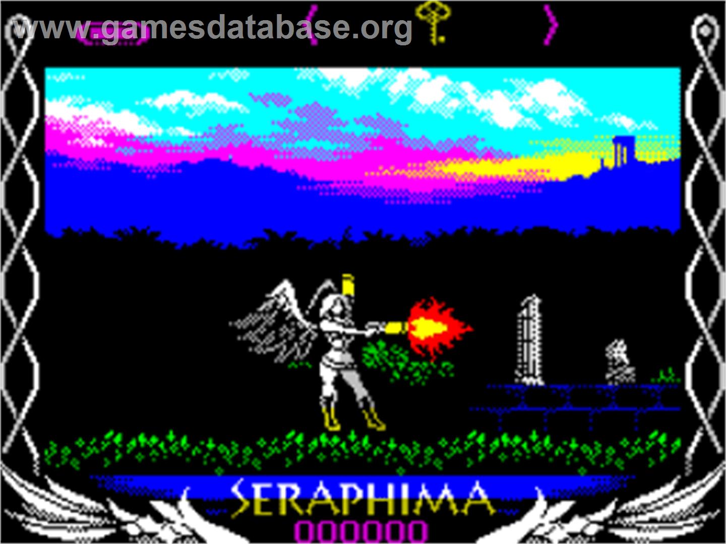 Seraphima - Sinclair ZX Spectrum - Artwork - In Game