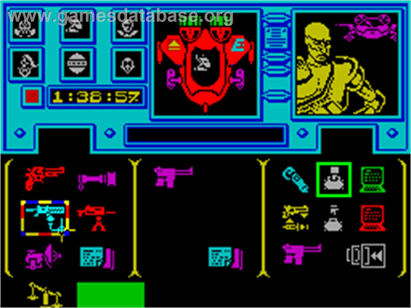 Shadowfire - Sinclair ZX Spectrum - Artwork - In Game