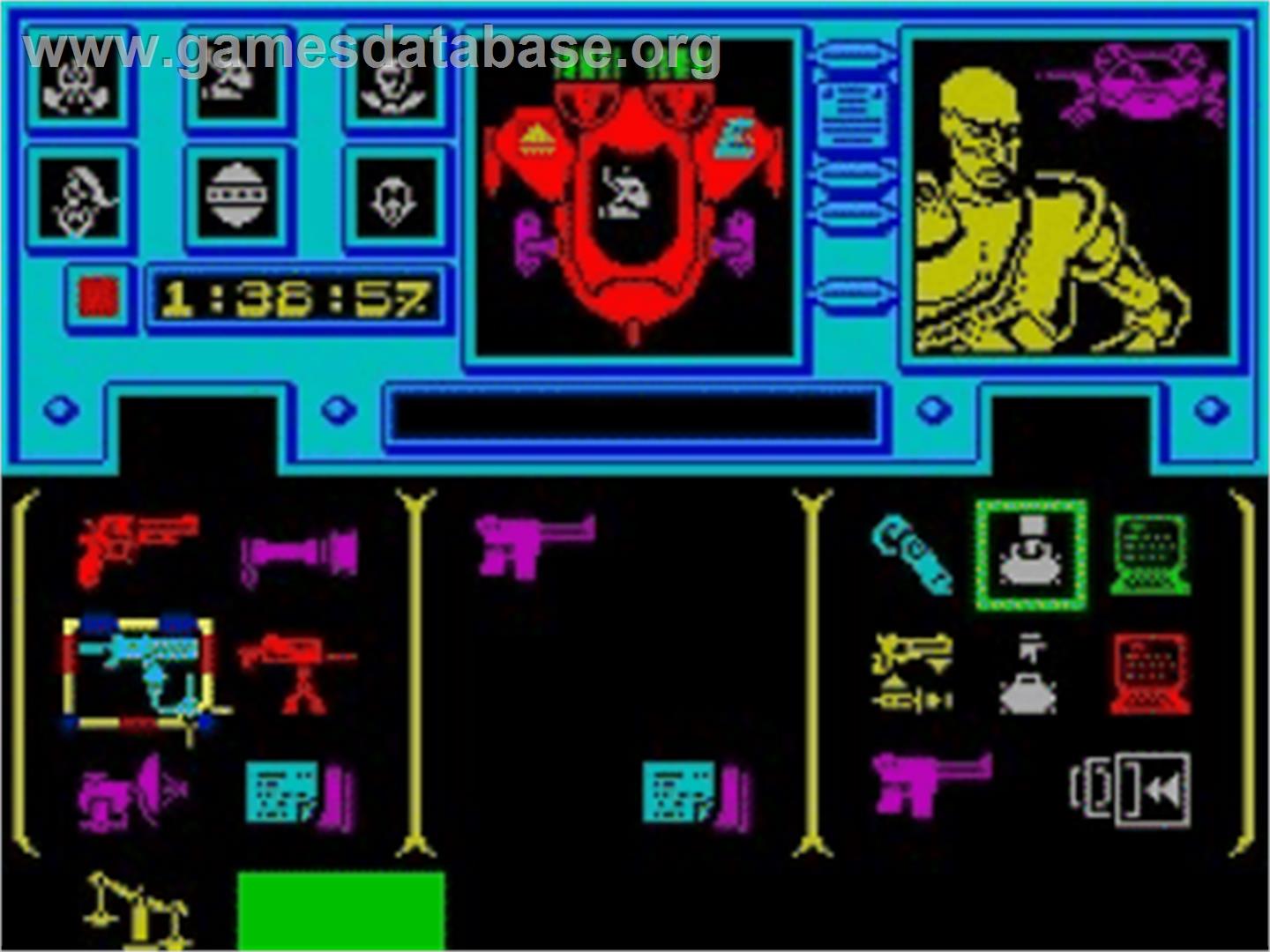 Shadowfire Tuner - Sinclair ZX Spectrum - Artwork - In Game