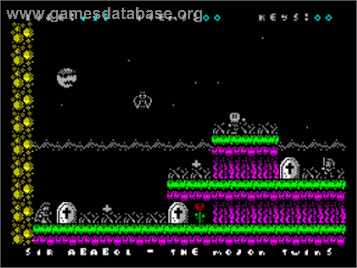Sir Ababol - Sinclair ZX Spectrum - Artwork - In Game