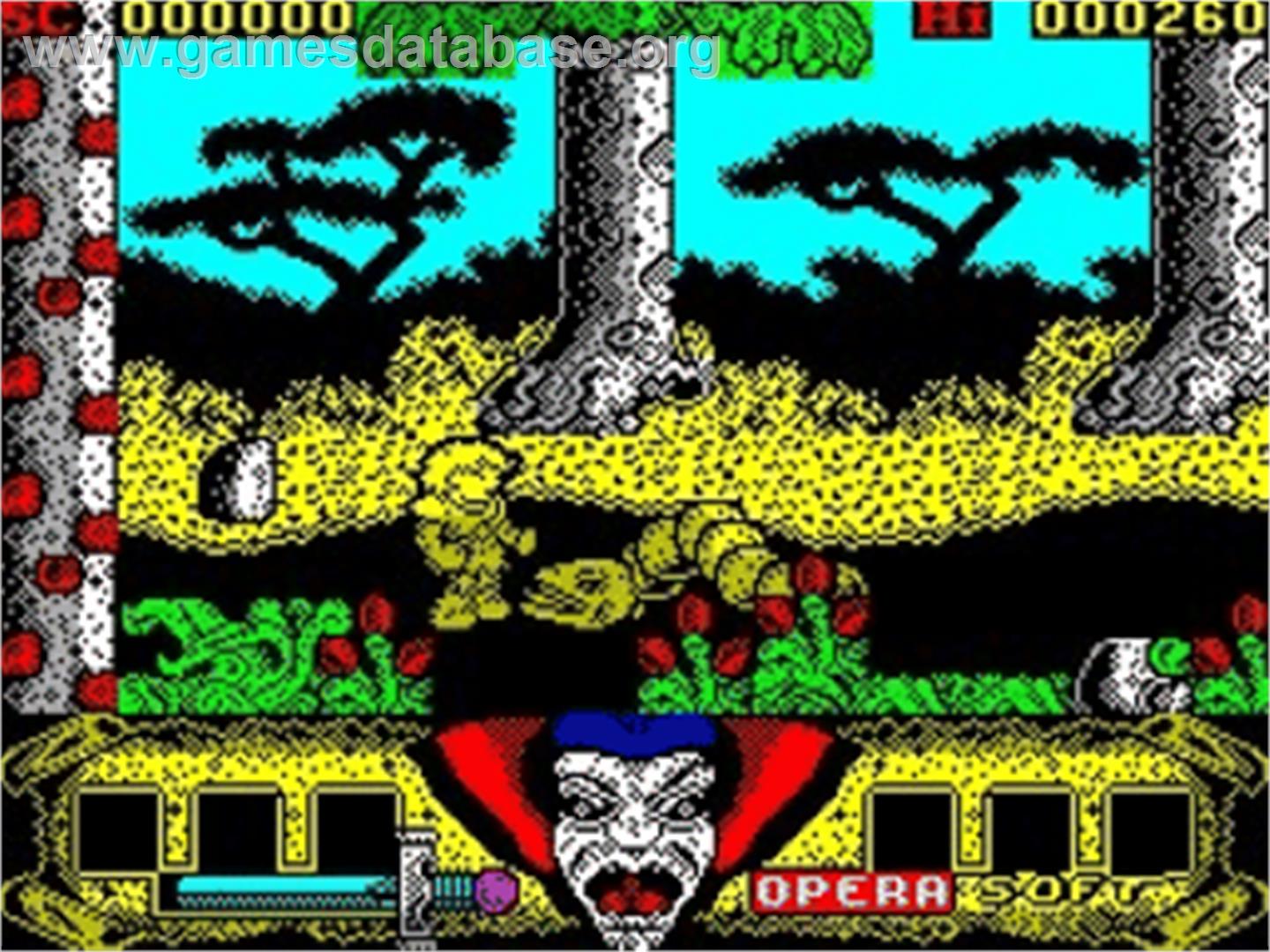 Sirwood - Sinclair ZX Spectrum - Artwork - In Game