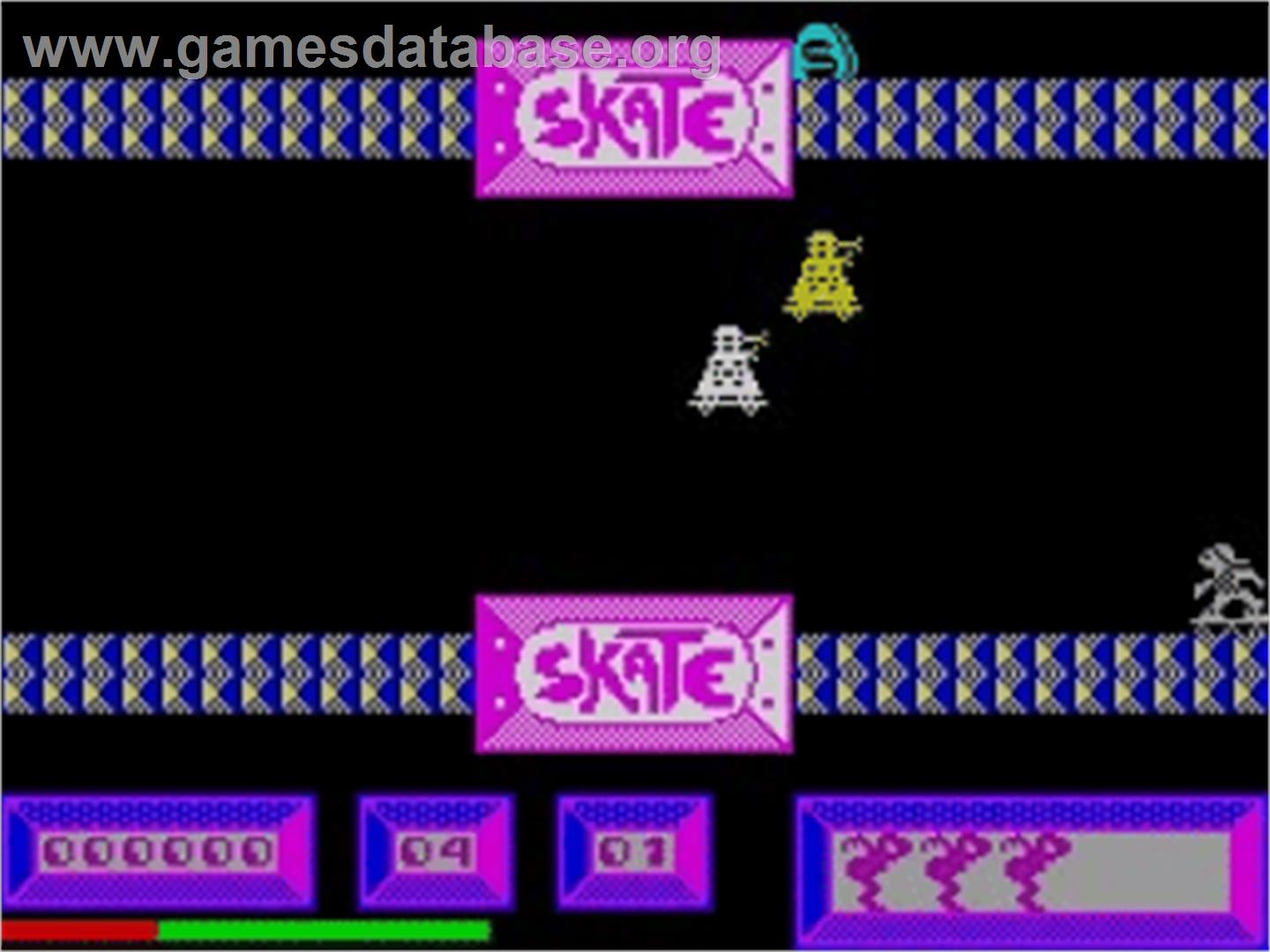 Skateboard Joust - Sinclair ZX Spectrum - Artwork - In Game