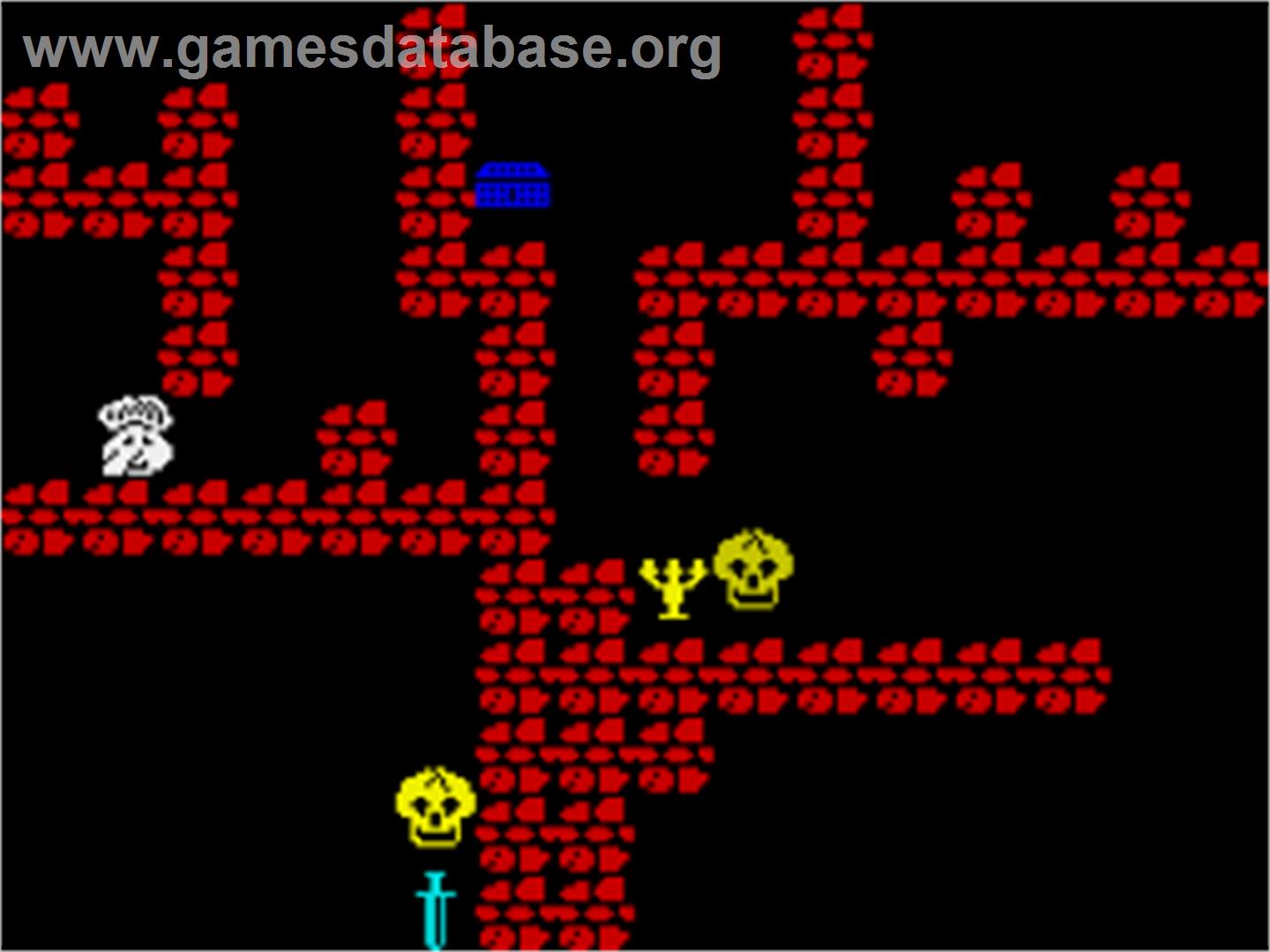 Skuldugery - Sinclair ZX Spectrum - Artwork - In Game