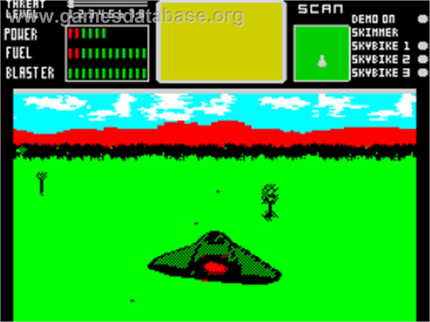 Sky Runner - Sinclair ZX Spectrum - Artwork - In Game